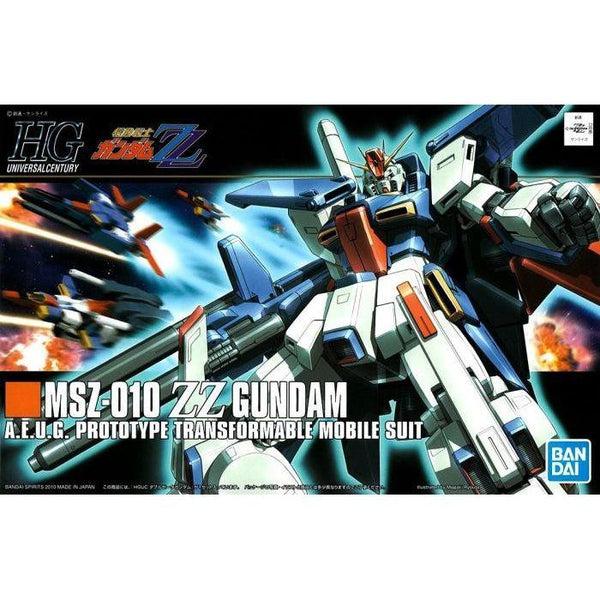 Bandai 1/144 HGUC MSZ-010 ZZ Gundam package artwork