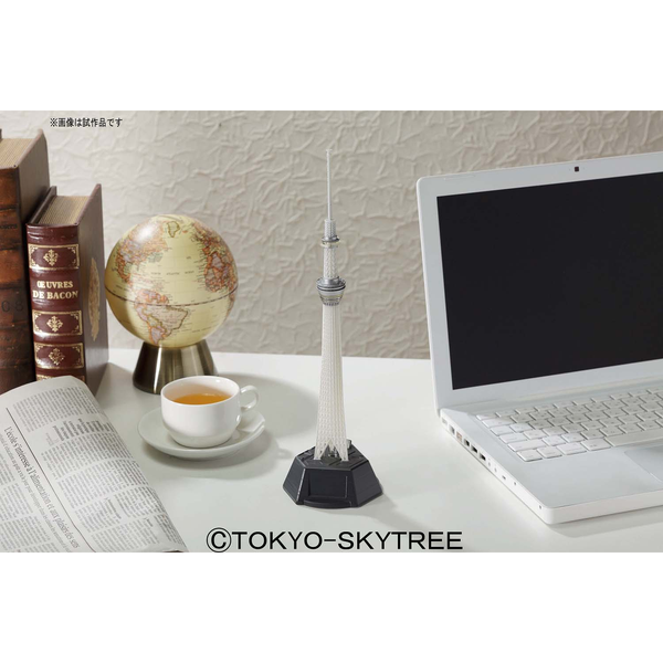 Bandai 1/2400 Toyko Sky Tree sample use