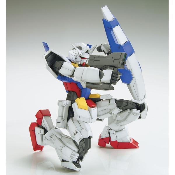 Bandai 1/100 MG Gundam Age-1 Normal action pose with weapons.