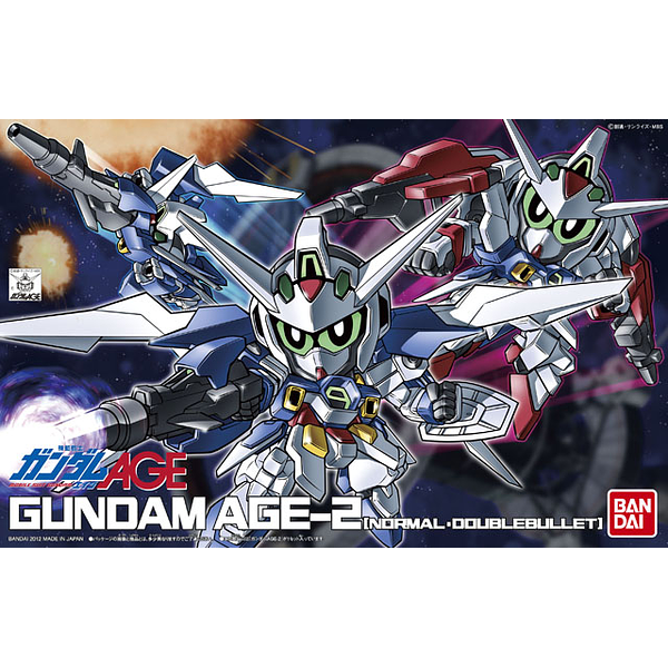 Bandai SDBB Gundam Age-2 Normal & Double Bullet package artwork