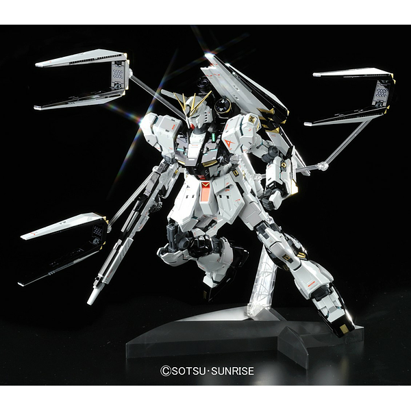 Bandai 1/100 MG  RX-93 NU Gundam Ver. Ka Titanium Finish with fin funnel effects