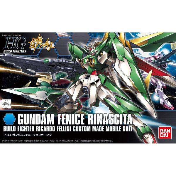 Bandai 1/144 HGBF Gundam Fenice Rinascita package artwork