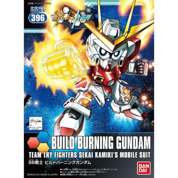 Bandai BB 396 Build Burning Gundam package artwork
