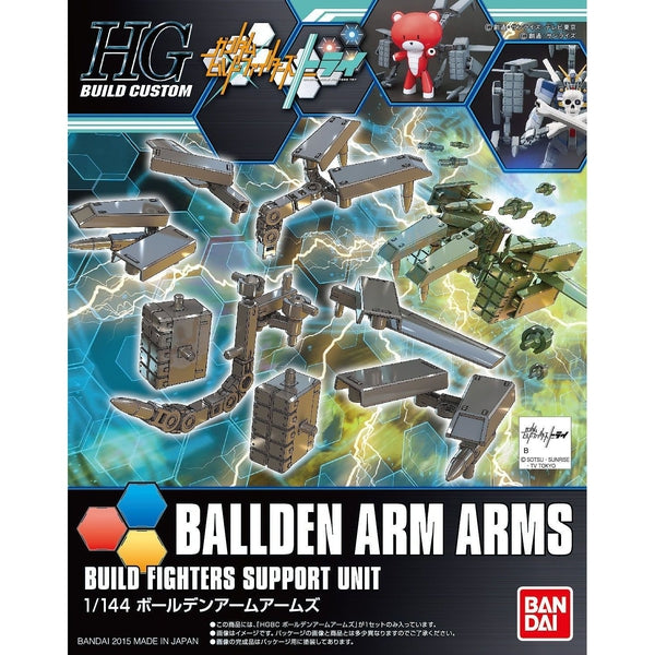 Bandai 1/144 HGBC Ballden Arm Arms package artwork