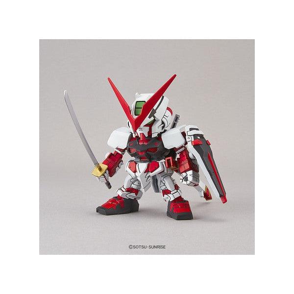 Bandai SD Gundam EX Standard Astray Red Frame front on view.