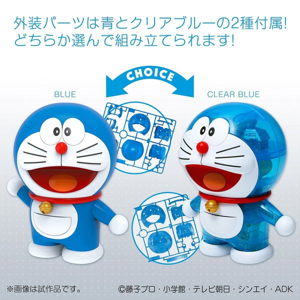 Bandai Figure Rise Mechanics Doraemon your choice of clear blue or solid blue exterior