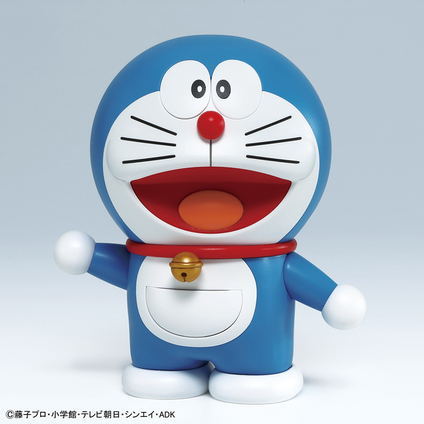 Bandai Figure Rise Mechanics Doraemon front on view solid blue colour