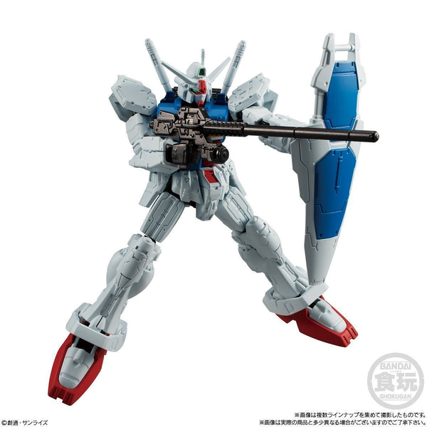 Gundam Prototype No. 1 with  action pose with weapon and shield