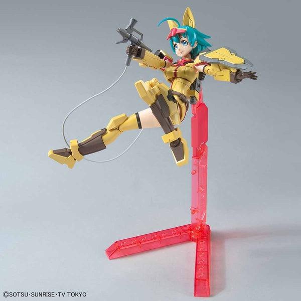 Bandai 1/144 HGBD Diver Nami action pose with weapon. 