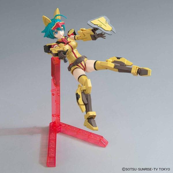 Bandai 1/144 HGBD Diver Nami action pose with shield