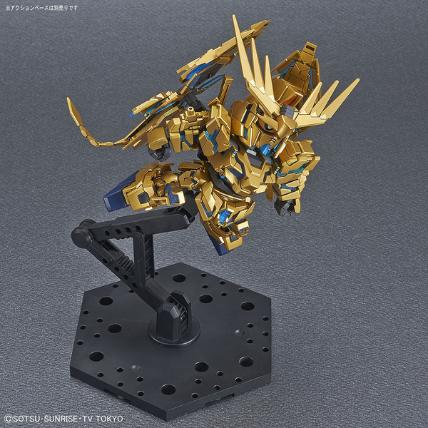 Unicorn Gundam 03 Phenex (Destroy Mode) action pose on action base