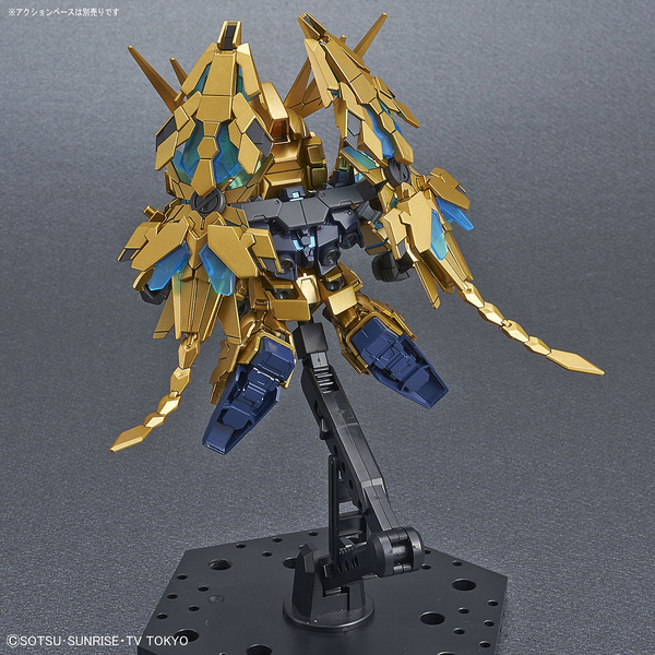 Unicorn Gundam 03 Phenex (Destroy Mode) rear view.