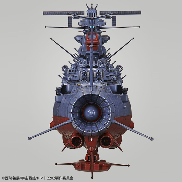 Bandai 1/1000 Space Battleship Yamato 2202 (Final Battle Ver) rear view.
