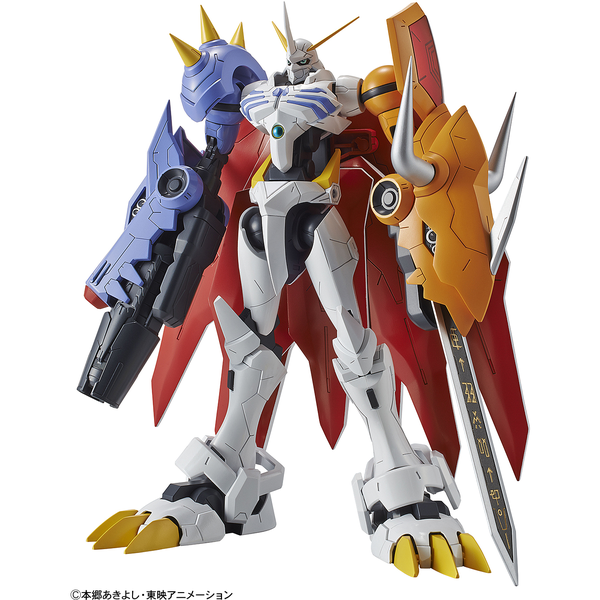 Bandai Figure Rise Standard Omegamon [Amplified] front on view.