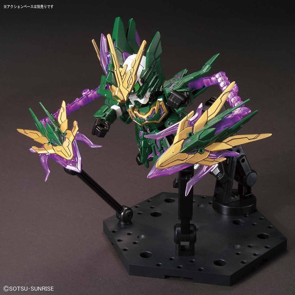 Bandai SD Sangoku Soketsuden Zhang He Altron Gundam action pose 2