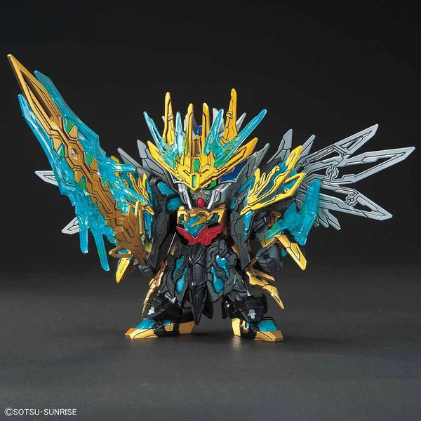 Bandai SD Sangoku Soketsuden Tian Ba Cao Cao Wing Gundam front on view.