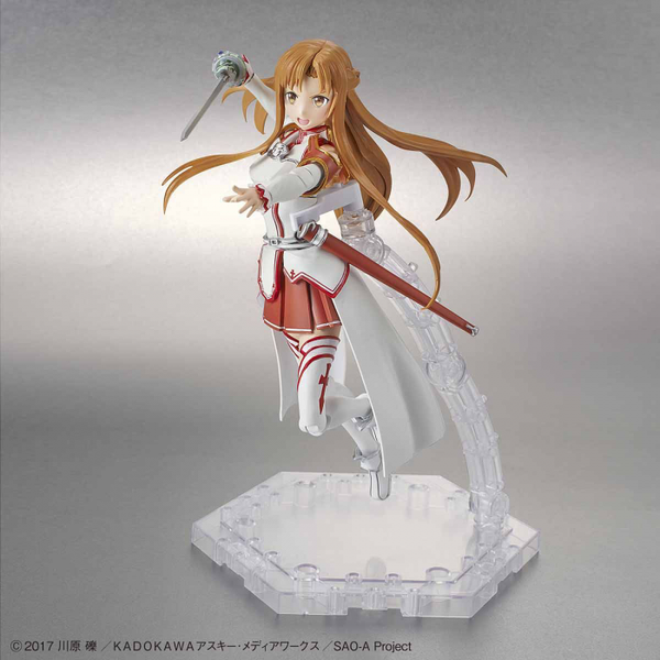 Bandai 1/144 Figure Rise Standard Asuna action pose with weapon.  2