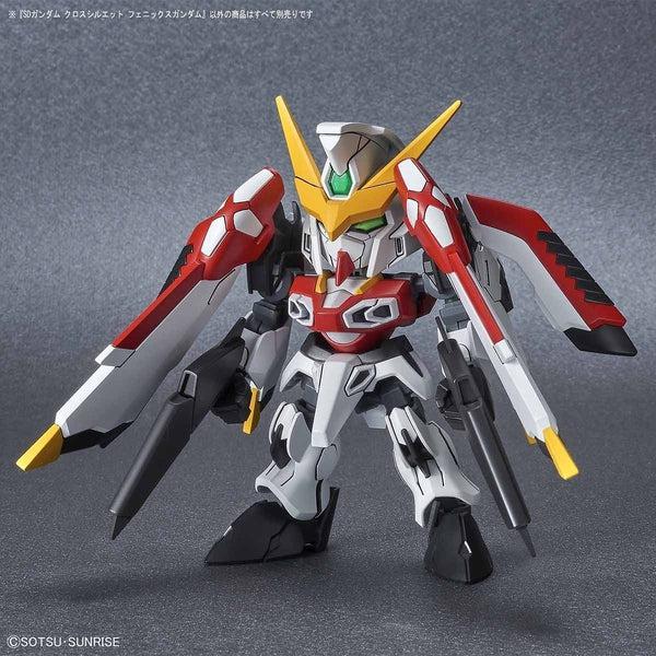 Bandai SD Gundam Cross Silhouette Phoenix Gundam action pose 2