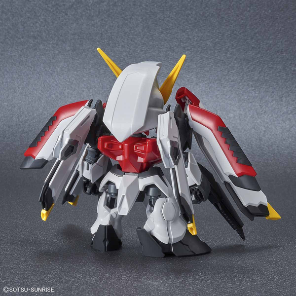 Bandai SD Gundam Cross Silhouette Phoenix Gundam rear view.