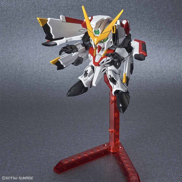 Bandai SD Gundam Cross Silhouette Phoenix GundamBandai SD Gundam Cross Silhouette Phoenix Gundam action pose 1