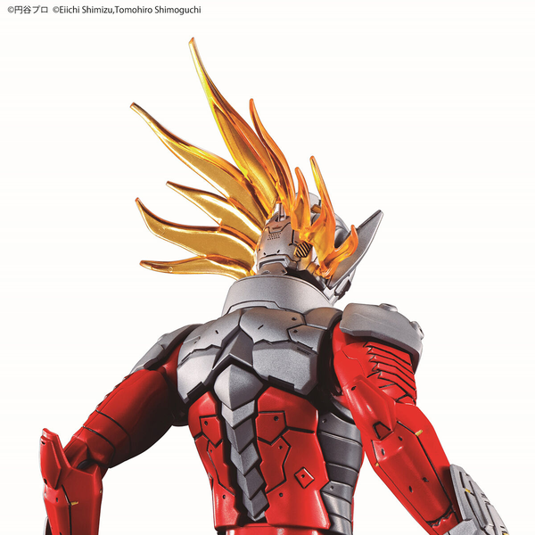Bandai Figure-Rise Standard 1/12 Ultraman Suit Taro Action flame parts to back of head