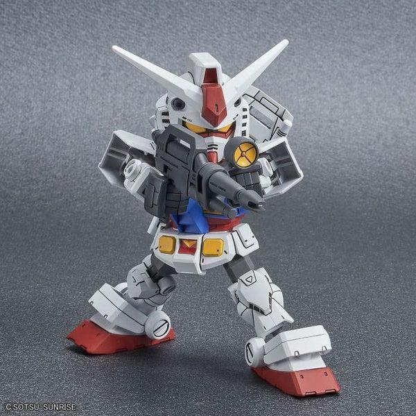 Bandai SDCS RX-78-2  action pose with weapon. 