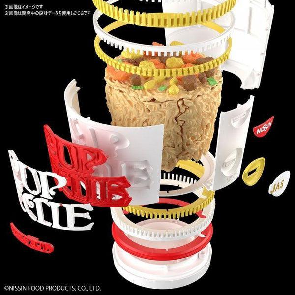 Bandai 1/1 Best Hit Chronicle Cup Noodles close up of cup contruction