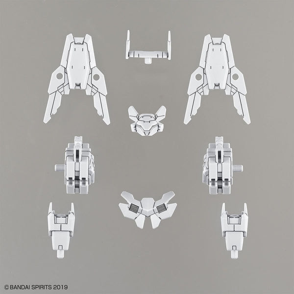 Bandai 1/144 NG 30MM Option Armour for Commander for Cielnova (White) inclusions