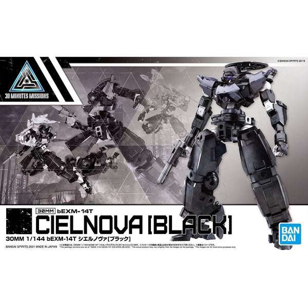 Bandai 1/144 NG 30MM BEXM-14T Cielnova (Black) package artwork