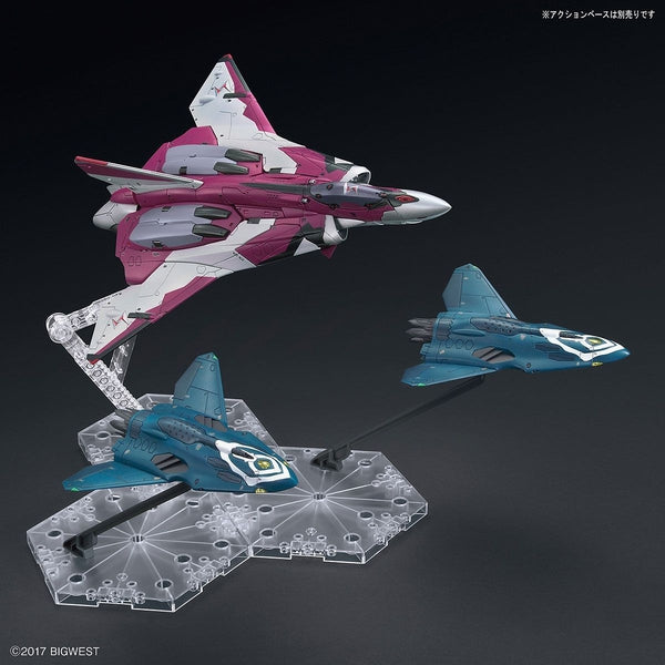 Mirage Farina Jenius pilot figure Lil Draken (x2) Missile pods (x2) Foil seals (x2) Waterslide decals (x2) fighter mode on action bases