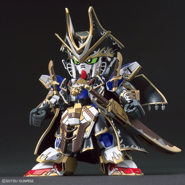 Bandai SDW Heroes Benjamin V2 Gundam  front on view. dark background