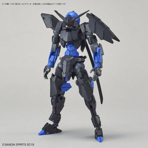 Bandai 1/144 NG 30MM EXM-A9S Spinatio (Ninja Specification) dark grey armour