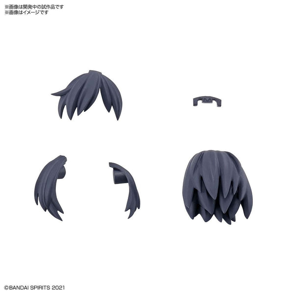Bandai 1144 NG 30MS Optional Hairstyle Parts Vol.1 short navy included parts