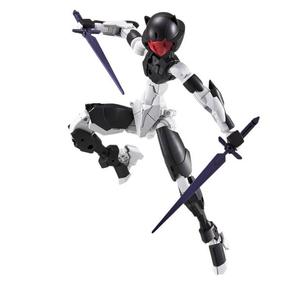 Bandai 1/144 NG 30MM EXM-E7f Spinatio (Fencer Type) action pose with weapons