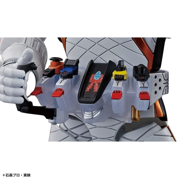Bandai Figure Rise Standard Kamen Rider Fourze Base States close up of belt with switches