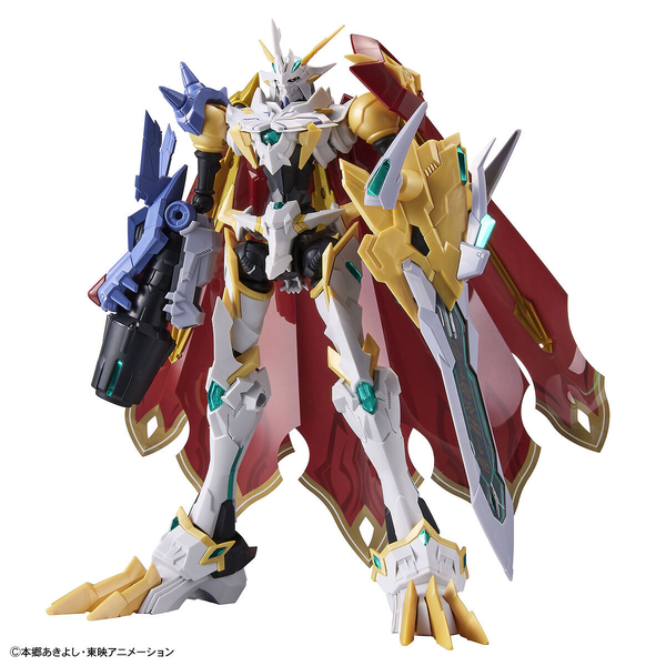 Bandai Figure Rise Standard Amplified Omnimon (X Antibody) front on view.