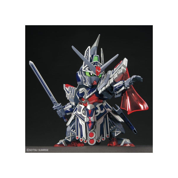 Bandai SDW Heroes Caesar Legend Gundam action pose with weapon. 