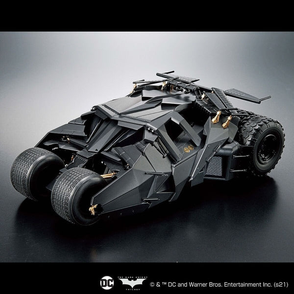 Bandai 1/35 Batmobile (Batman Begins) front on view.