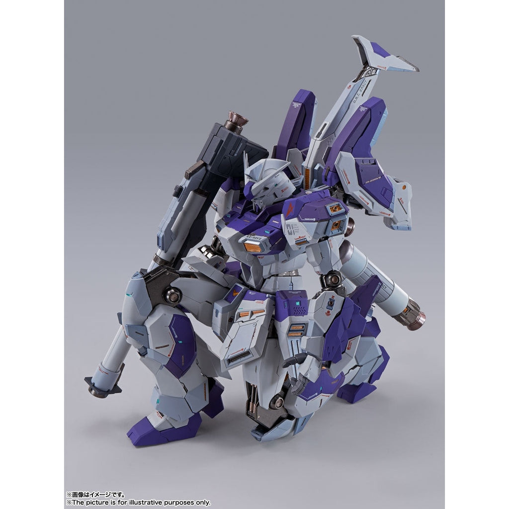 Bandai Metal Build Gundam Hi Nu Gundam kneeling pose