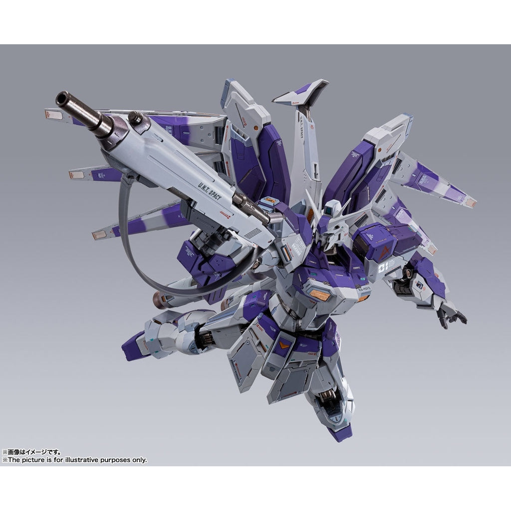 Bandai Metal Build Gundam Hi Nu Gundam flying pose