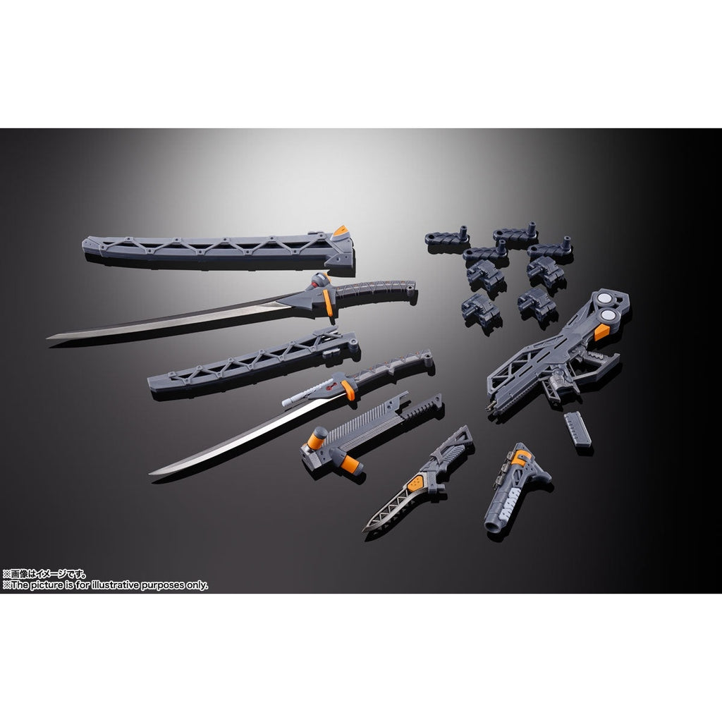 Bandai Metal Build Evangelion Exclusive Armed Set - what's included