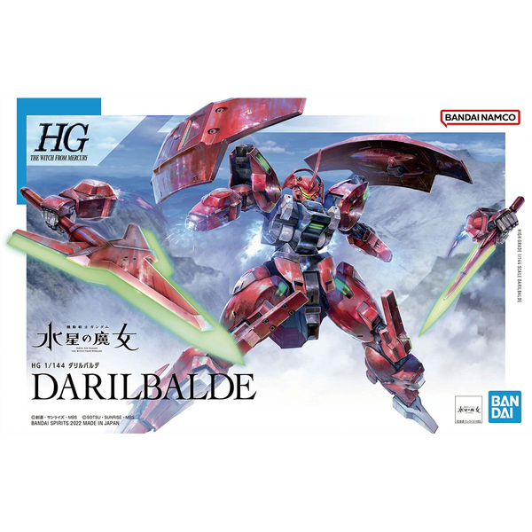 Bandai 1/144 HG Gundam Darilbalde package artwork