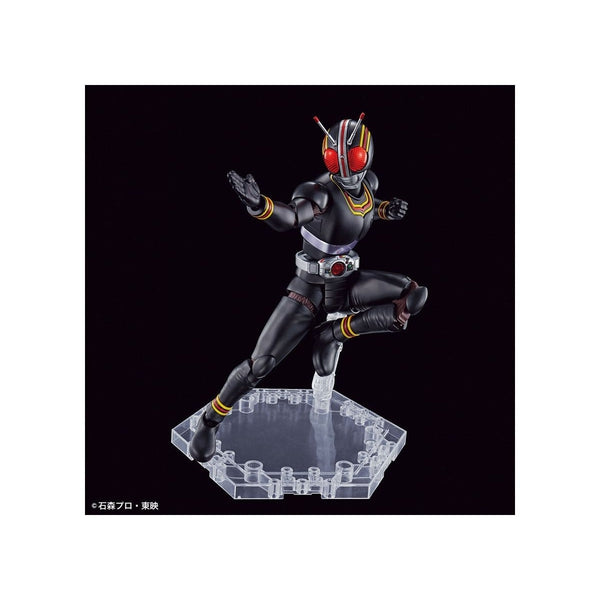 Bandai Figure Rise Standard Kamen Rider Black action pose on base