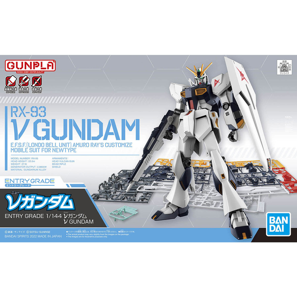 Gundam Express Australia Bandai 1/144 EG RX-93 Nu Gundam package artwork