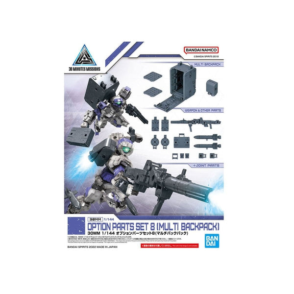 Bandai 1/144 NG 30MM Option Parts Set 8 [multi backpack] package artwork