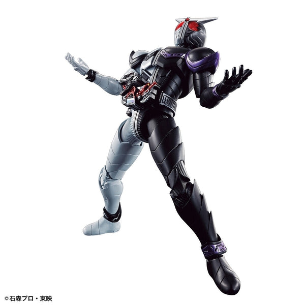 Bandai Figure Rise Standard Kamen Rider Double Fang Joker arms wide apart leaning backwards pose