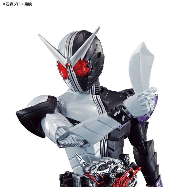 Bandai Figure Rise Standard Kamen Rider Double Fang Joker closup head to waist