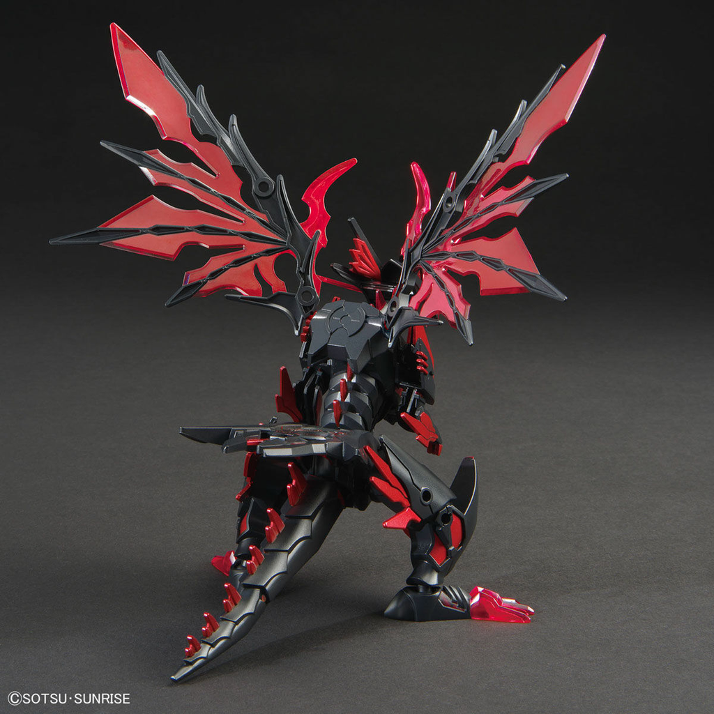 Bandai SDW Heroes Dark Grasper Dragon rear view.