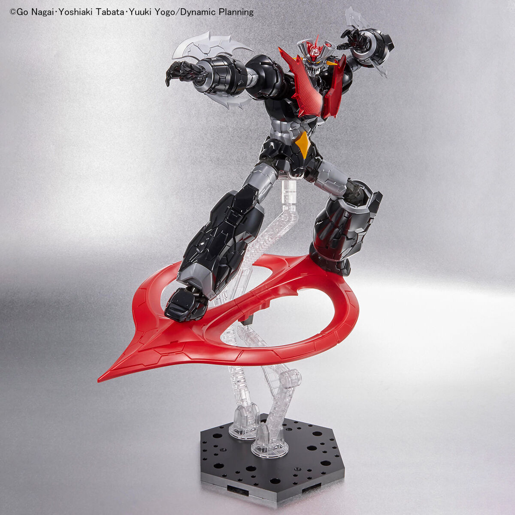 Bandai HG Mazinger Zero (Infinitism) action pose standing on top of zero scrander