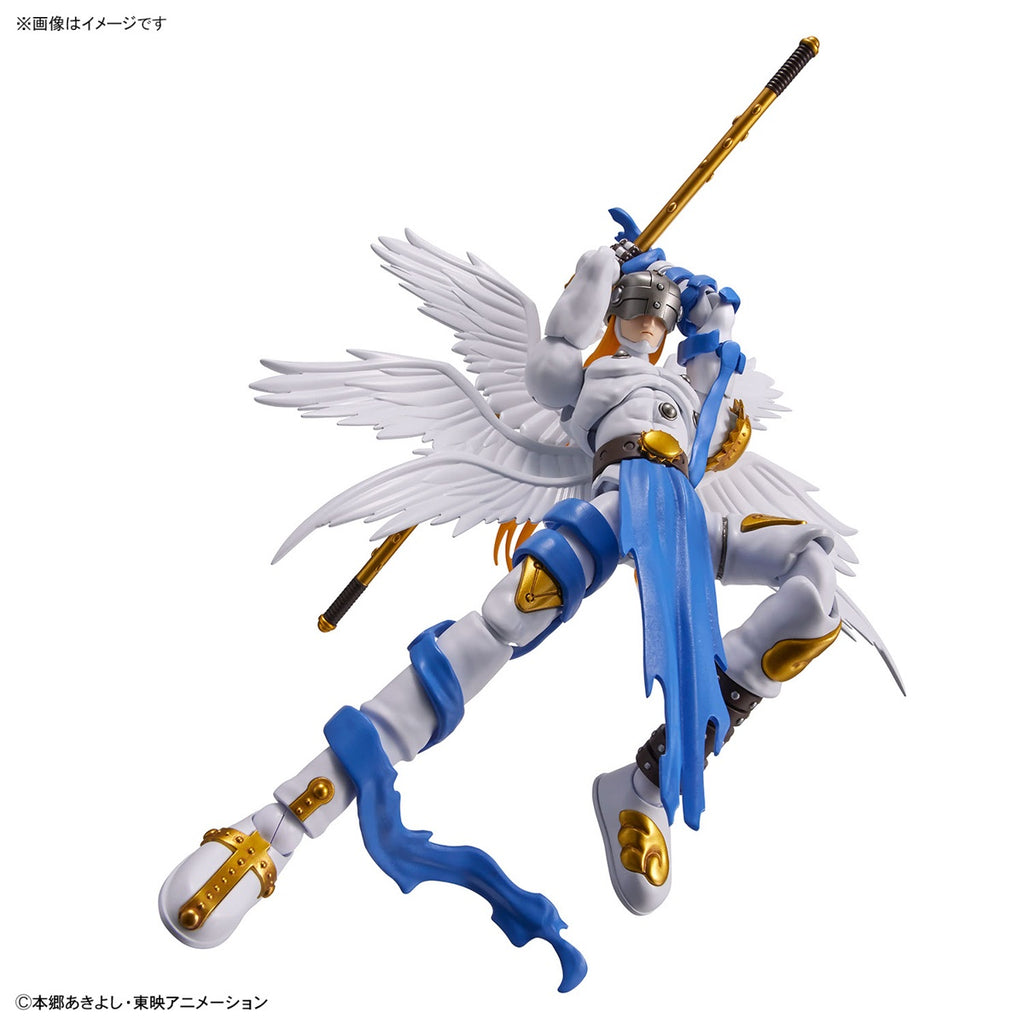 Bandai Figure Rise Standard Angemon action pose 2 with holy rod